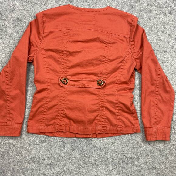 LAL live a little jacket womens M toggle bold statement artsy sailor retro ocean - Picture 5 of 9